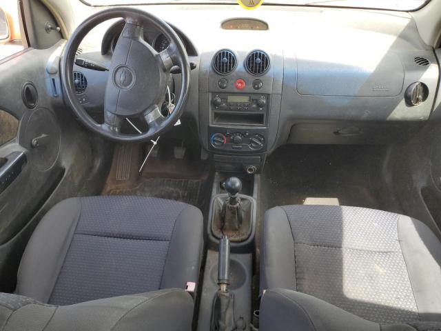 KL1TD566X6B640909 - 2006 CHEVROLET AVEO BASE ნარინჯისფერი ფოტო 8