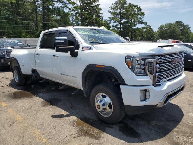 1GT49WEY2MF233826 - 2021 GMC SIERRA K3500 DENALI WHITE photo 4