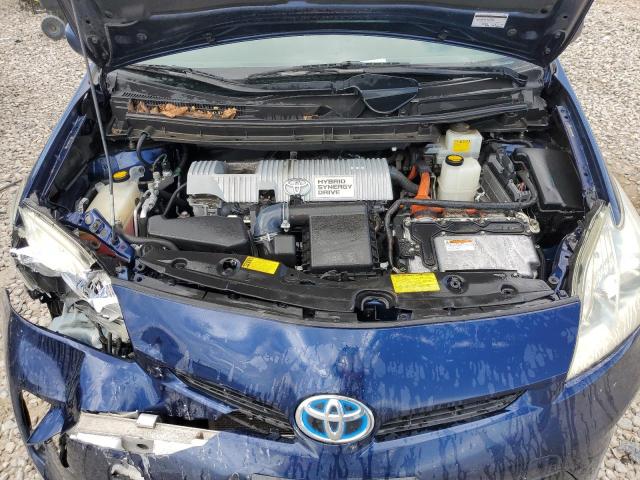 JTDKN3DU8C1574269 - 2012 TOYOTA PRIUS BLUE photo 11