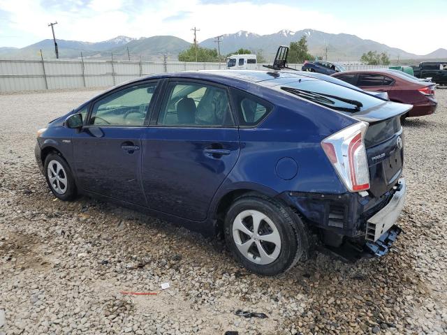 JTDKN3DU8C1574269 - 2012 TOYOTA PRIUS BLUE photo 2