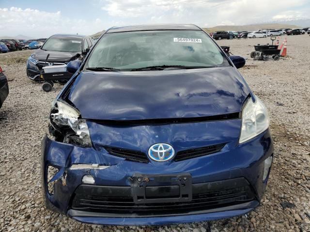 JTDKN3DU8C1574269 - 2012 TOYOTA PRIUS BLUE photo 5