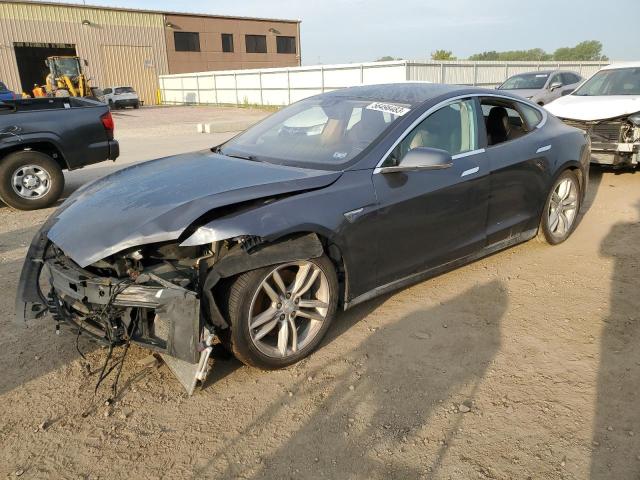 5YJSA1E26GF128020 - 2016 TESLA MODEL S Մոխրագույն լուսանկար 1