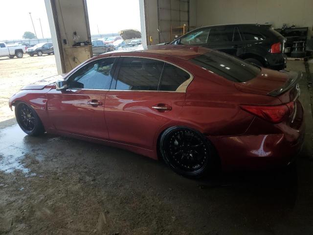 JN1BV7AP1EM670285 - 2014 INFINITI Q50 BASE RED photo 2