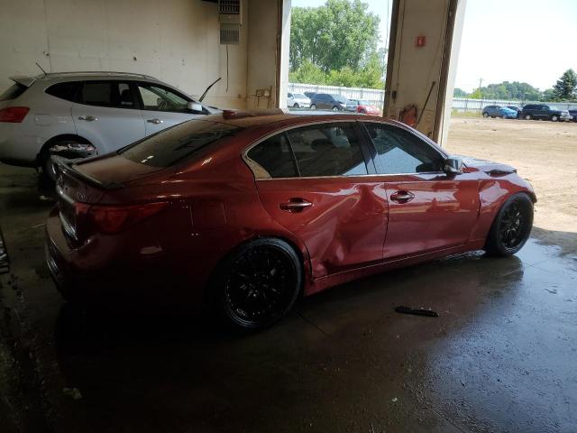 JN1BV7AP1EM670285 - 2014 INFINITI Q50 BASE RED photo 3