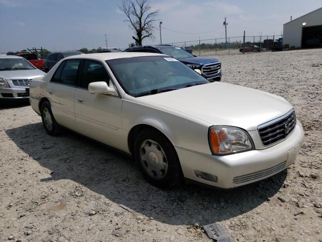 1G6KE54Y52U263512 - 2002 CADILLAC DEVILLE DHS WHITE photo 4