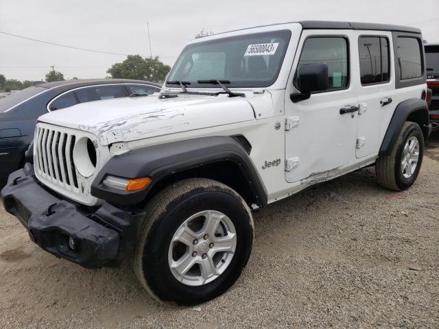 1C4HJXDN0LW165742 - 2020 JEEP WRANGLER U SPORT WHITE photo 1