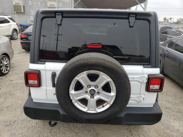1C4HJXDN0LW165742 - 2020 JEEP WRANGLER U SPORT WHITE photo 6