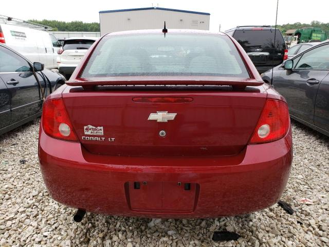 1G1AT58H397209197 - 2009 CHEVROLET COBALT LT MAROON photo 6