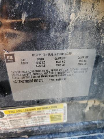 1G1ZH57BX9F101070 - 2009 CHEVROLET MALIBU 1LT BLACK photo 13