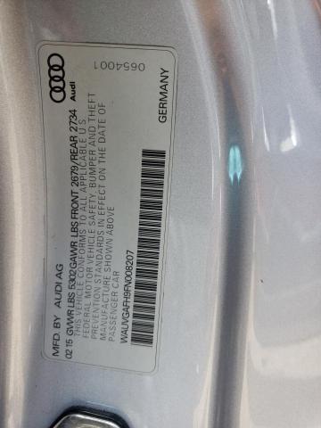 WAUVGAFH9FN008207 - 2015 AUDI S5 PRESTIGE 银色 照片 12