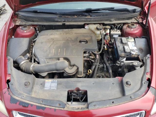 1G1ZC5E09CF222602 - 2012 CHEVROLET MALIBU 1LT RED photo 11