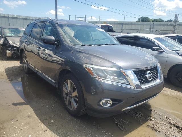 5N1AR2MN6EC727964 - 2014 NISSAN PATHFINDER S GRAY photo 4