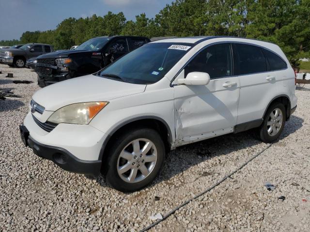 JHLRE38737C082832 - 2007 HONDA CR-V EXL WHITE photo 1