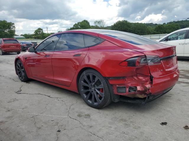 5YJSA1E40JF259792 - 2018 TESLA MODEL S 红色 照片 2