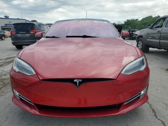 5YJSA1E40JF259792 - 2018 TESLA MODEL S 红色 照片 5