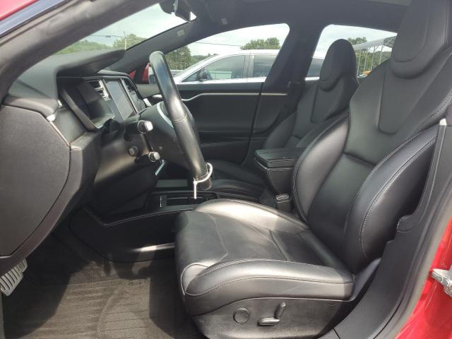 5YJSA1E40JF259792 - 2018 TESLA MODEL S 红色 照片 7