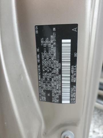 5TBBT44165S456866 - 2005 TOYOTA TUNDRA ACCESS CAB SR5 GOLD photo 12