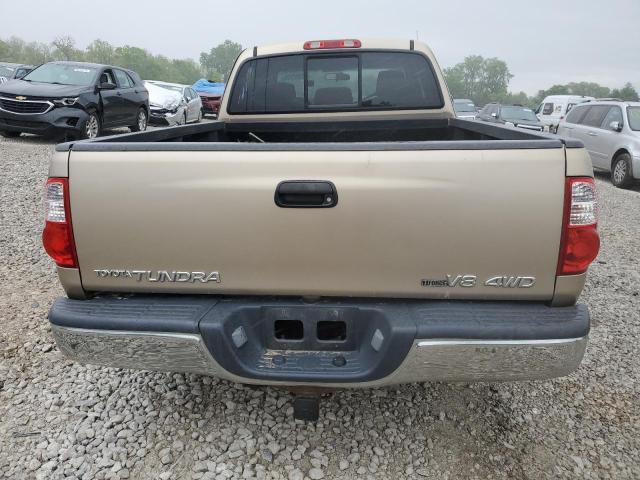 5TBBT44165S456866 - 2005 TOYOTA TUNDRA ACCESS CAB SR5 GOLD photo 6