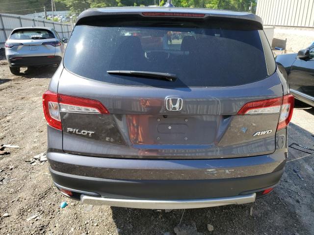 5FNYF6H58KB018738 - 2019 HONDA PILOT EXL GRAY photo 6