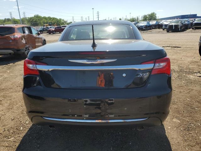 1C3BCBFG7DN516028 - 2013 CHRYSLER 200 LIMITED BLACK photo 6