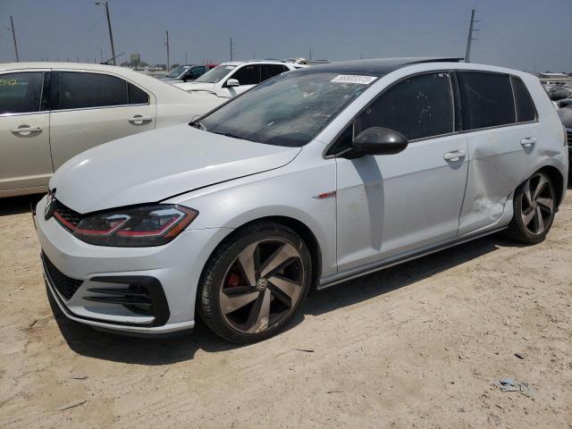 3VW6T7AU4KM028988 - 2019 VOLKSWAGEN GTI S WHITE photo 1