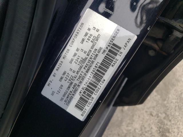 JM1BL1H46A1265871 - 2010 MAZDA SPEED 3 BLACK photo 13