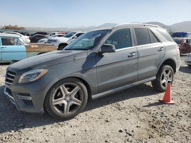 4JGDA5HB5EA362601 - 2014 MERCEDES-BENZ ML 350 4MATIC GRAY photo 1
