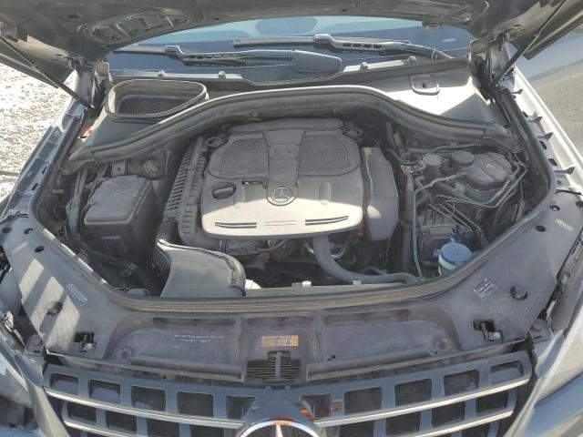 4JGDA5HB5EA362601 - 2014 MERCEDES-BENZ ML 350 4MATIC GRAY photo 12