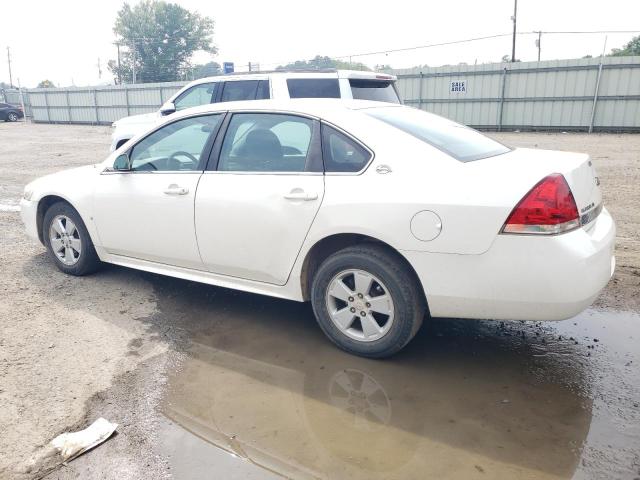 2G1WT57N691300734 - 2009 CHEVROLET IMPALA 1LT WHITE photo 2