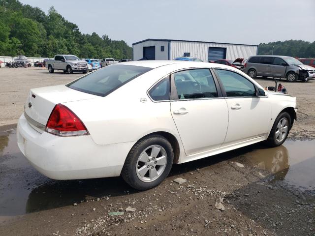 2G1WT57N691300734 - 2009 CHEVROLET IMPALA 1LT WHITE photo 3