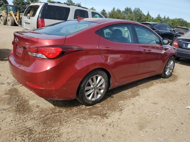 5NPDH4AEXGH703307 - 2016 HYUNDAI ELANTRA SE RED photo 3