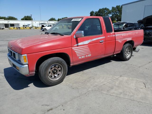 1N6HD16S0SC381529 - 1995 NISSAN TRUCK KING CAB SE RED photo 1