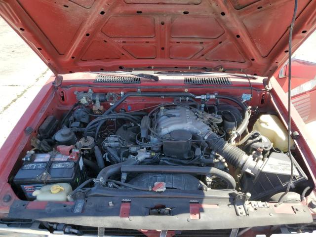 1N6HD16S0SC381529 - 1995 NISSAN TRUCK KING CAB SE RED photo 11