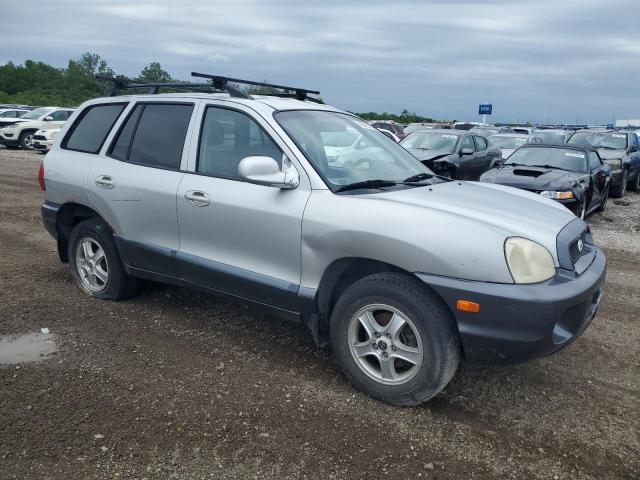 KM8SC73D62U201304 - 2002 HYUNDAI SANTA FE GLS SILVER photo 4