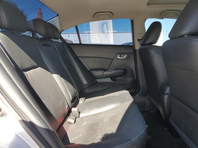 2HGFB2F93DH566811 - 2013 HONDA CIVIC EXL ვერცხლისფერი ფოტო 10
