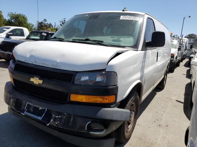 1GCWGAFP0K1329214 - 2019 CHEVROLET EXPRESS G2 WHITE photo 1