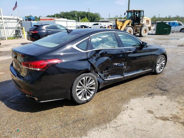 KMHGN4JE8GU113730 - 2016 HYUNDAI GENESIS 3.8L BLACK photo 3