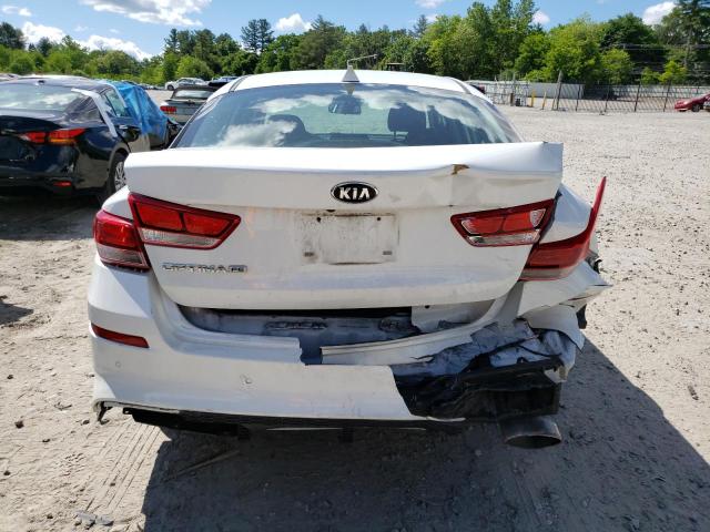 5XXGT4L37LG427309 - 2020 KIA OPTIMA LX WHITE photo 6