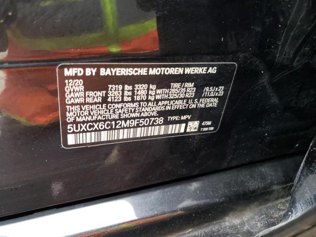 5UXCX6C12M9F50738 - 2021 BMW X7 ALPINA XB7 BLACK photo 13