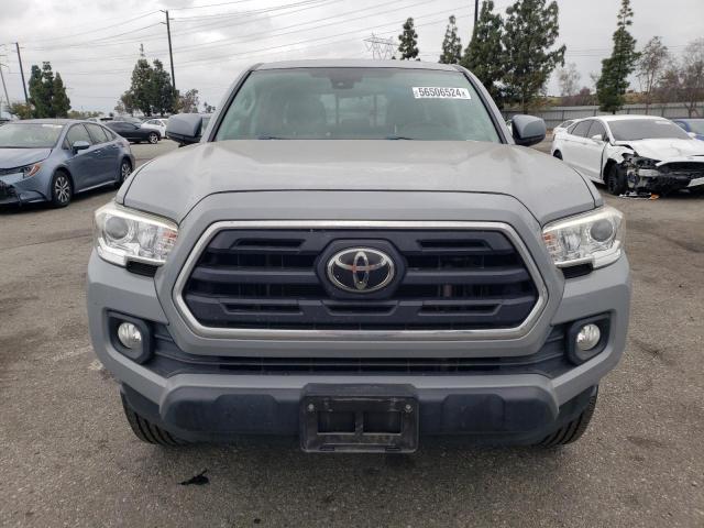 5TFAX5GN6KX148100 - 2019 TOYOTA TACOMA DOUBLE CAB GRAY photo 5