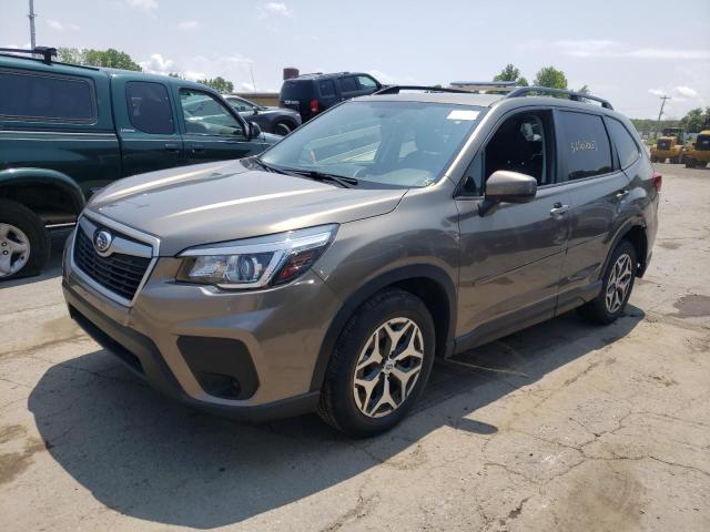 JF2SKAGCXKH412070 - 2019 SUBARU FORESTER PREMIUM BROWN photo 1