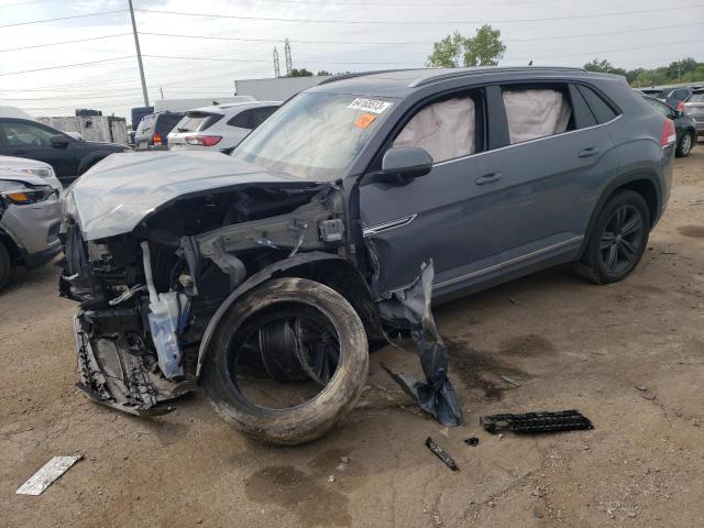 1V26E2CA9LC227992 - 2020 VOLKSWAGEN ATLAS CROS SE Серый фото 1