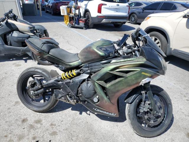 JKAEXEE11DDA11326 - 2013 KAWASAKI EX650 E BLACK photo 1