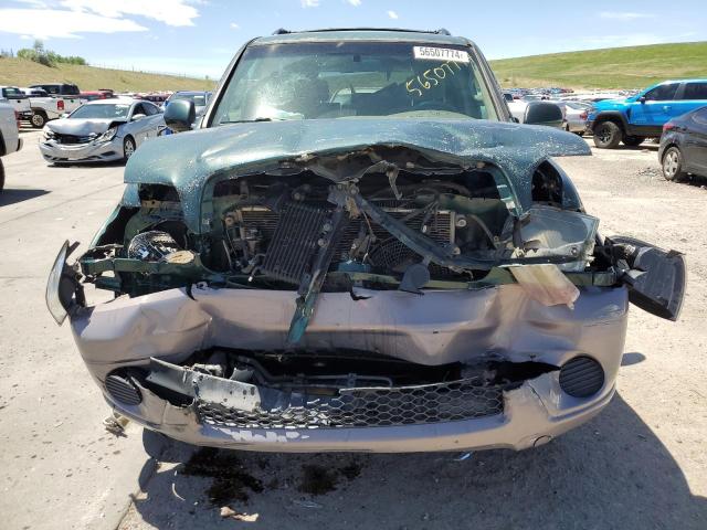 5TDBT44A61S006846 - 2001 TOYOTA SEQUIA SR5 GREEN photo 5