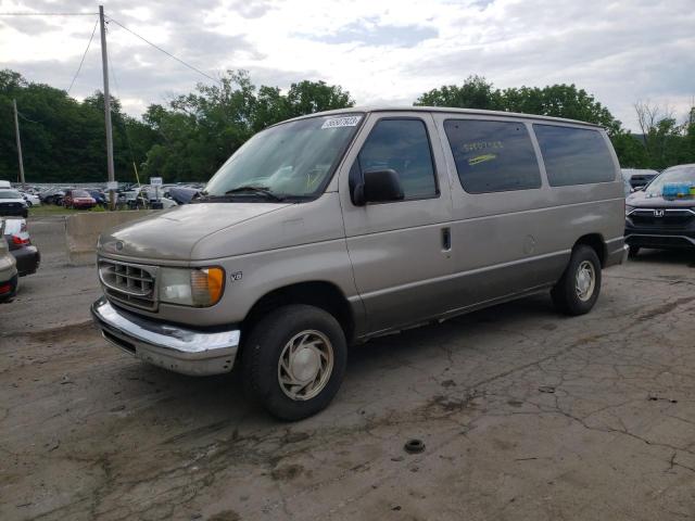 1FMRE11L72HA70988 - 2002 FORD ECONOLINE E150 WAGON TAN photo 1