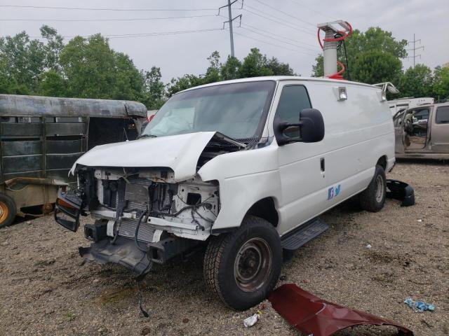 1FTSE3EL1DDA09481 - 2013 FORD ECONOLINE E350 SUPER DUTY VAN WHITE photo 1