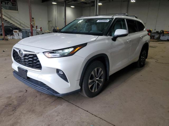 5TDGZRBH7LS516868 - 2020 TOYOTA HIGHLANDER XLE WHITE photo 1