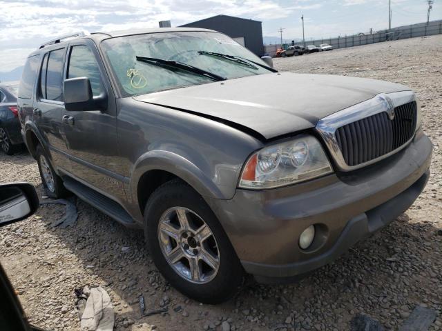 5LMEU88H14ZJ21438 - 2004 LINCOLN AVIATOR GRAY photo 1