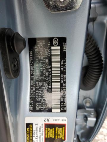 4T1BK3DB7BU434875 - 2011 TOYOTA AVALON BASE BLUE photo 12