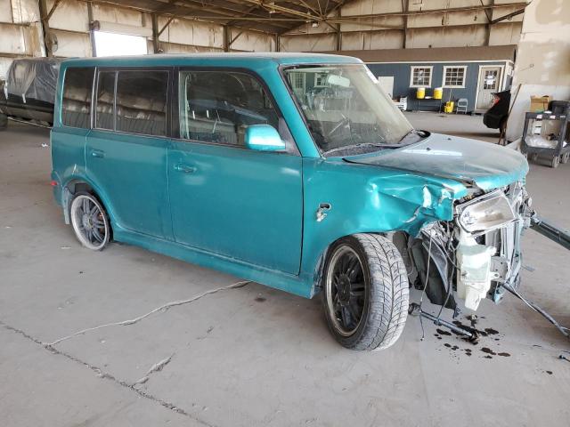 JTLKT324X50182142 - 2005 TOYOTA SCION XB TEAL photo 4